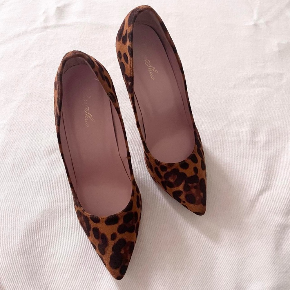 Vintage Brown Leopard Heels